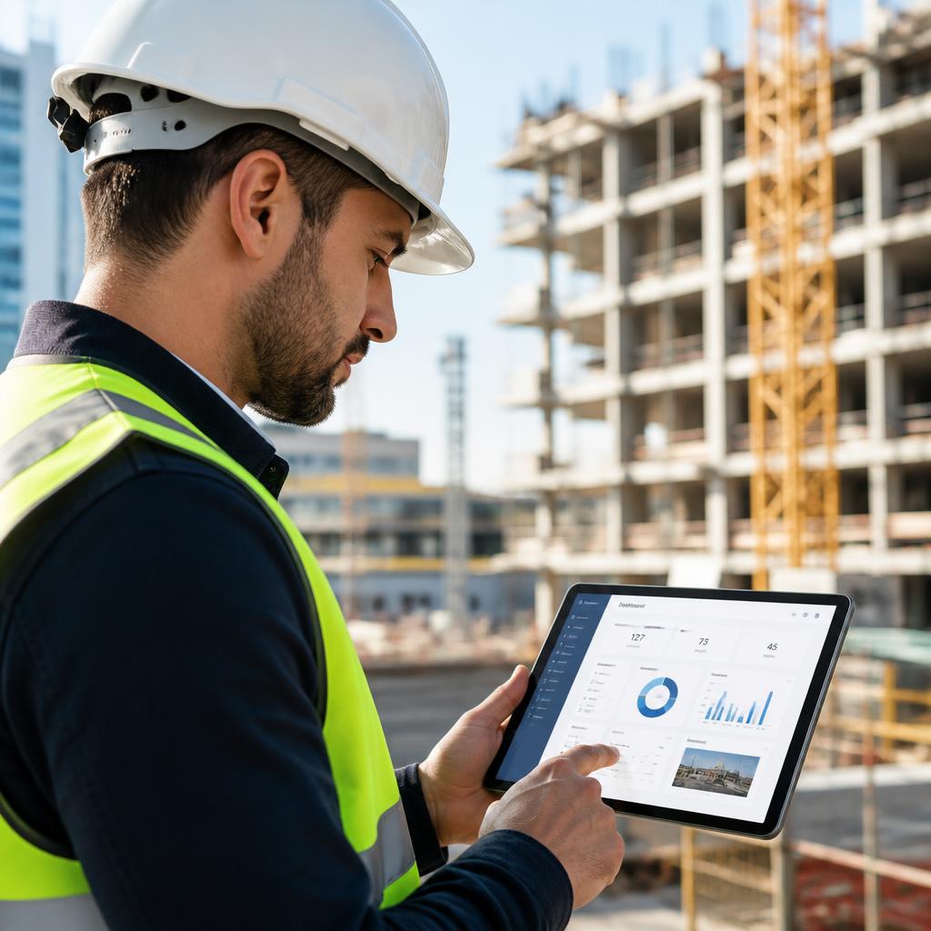 Chantier de gros œuvre suivi avec le logiciel BATIGO