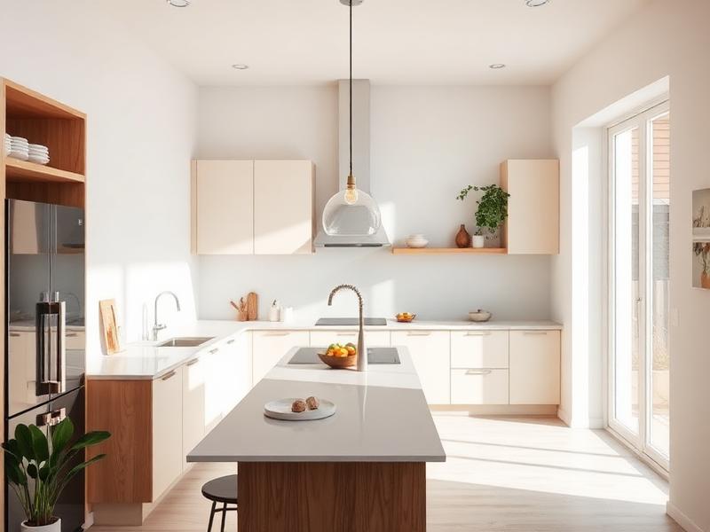 Cuisine rénovée par une entreprise du second œuvre équipée du logiciel BATIGO